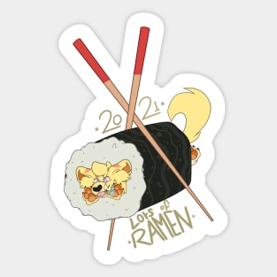 LotsOfRamen 2021 logo Sticker